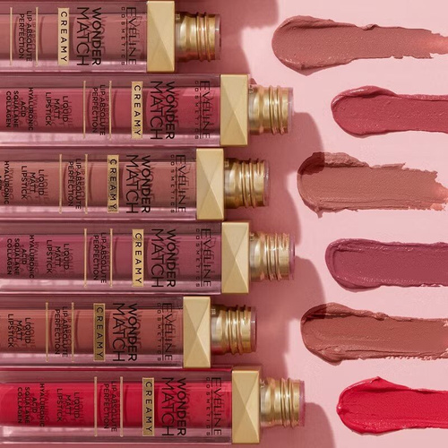 Eveline Wonder Match Matte Liquid Lipstick No. 4A Mallow Flower 6.8ml
