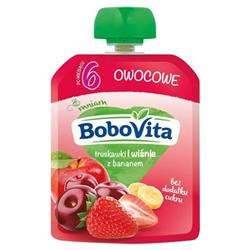 BoboVita Dessert Strawberries Cherries & Banana for Infants after 6th Month 80g
