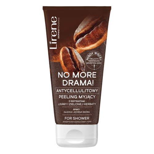 Lirene No More Drama! Anti-Cellulite Sugar Peeling with Coffee and Green Tea Extracts 175g