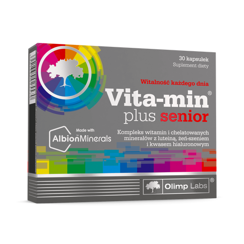 Olimp Vita-min Plus Senior Vitamins Complex for Every Day Vitality 30 Capsules