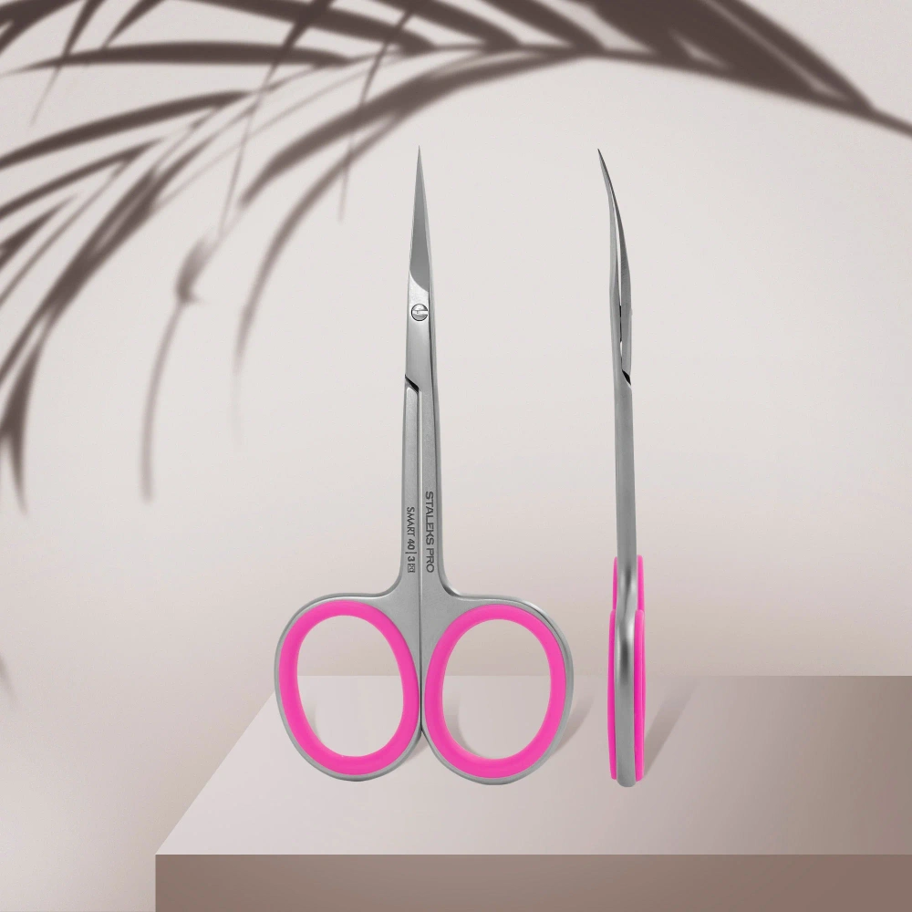 Staleks Smart 40 Type 3 Cuticle Scissors Classic Curvature For Manicure 1pc