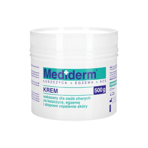 Mediderm Eczema Psoriasis Cream Atopic Dermatitis Oiling Free Parabens 500g