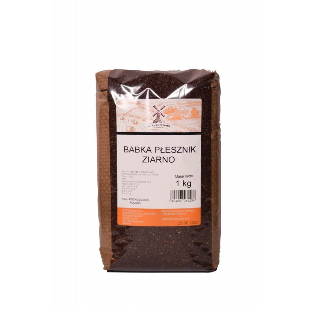 Młyn Kopytowa Babka Płesznik Ziarno Zdrowie Układu Trawiennego 1kg