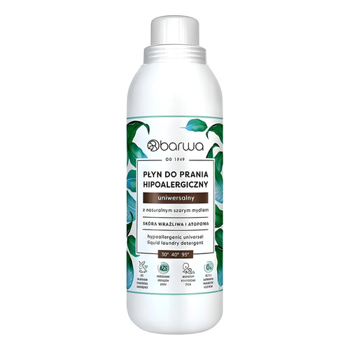 Barwa Hypoallergenic Universal Washing Liquid with Gray Soap for Sensitive and Atopic Skin 1l