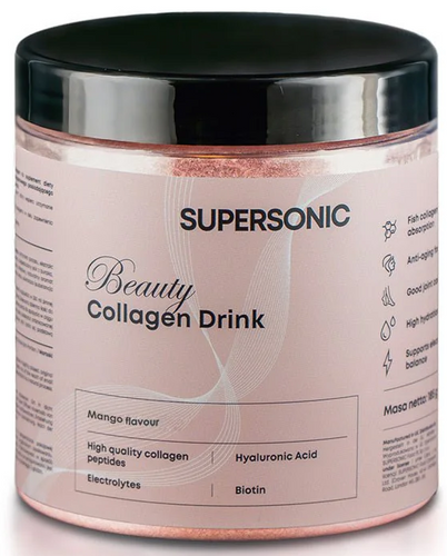 Supersonic Collagen Beauty Drink o Smaku Mango 180g