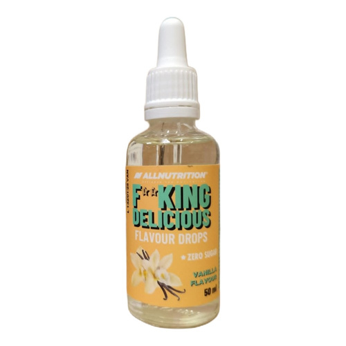 Allnutrition Fitking Delicious Krople Smakowe Waniliowe Bez Cukru do Potraw i Napojów 50ml