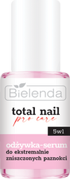 Bielenda Total Nail Pro Care 5w1 Odżywka - Serum do Ekstremalnie Zniszczonych Paznokci 10ml