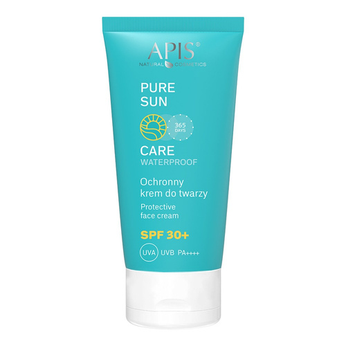 Apis Pure Sun Waterproof Face Cream Protective SPF 30 UVA UVB for All Skin Types 50ml
