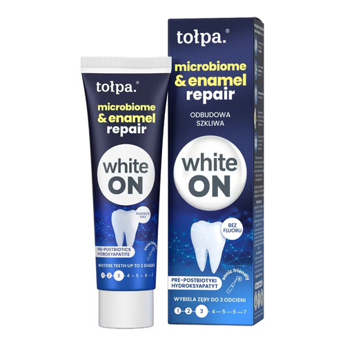 Tołpa ON white microbiome & enamel repair pasta do zębów, 75ml