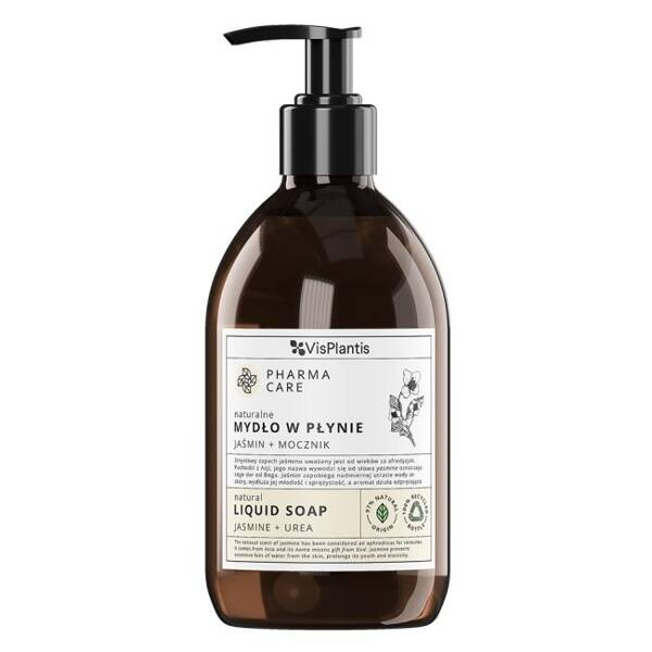 Vis Plantis Pharma Care Natural Liquid Soap Jasmine and Urea 500ml Best Before 23.07.26
