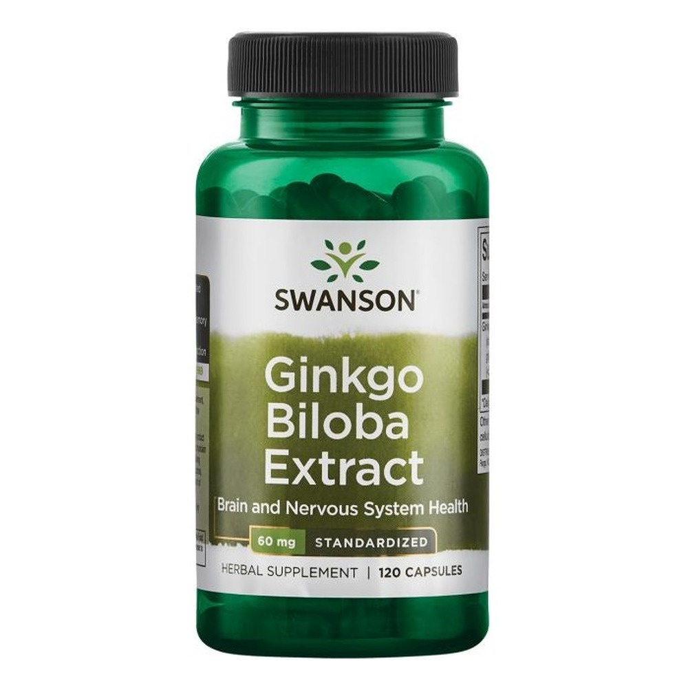 Swanson Ginkgo Biloba Extract 60mg 120 Capsules