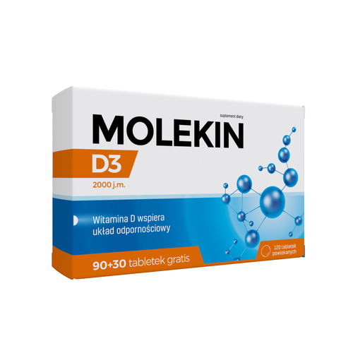 Molekin D3 2000 j.m. 60 Tabletek
