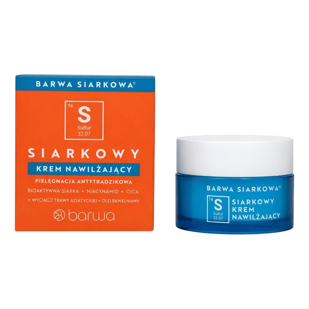 BARWA Krem SIARKOWY nawilżający 50ML