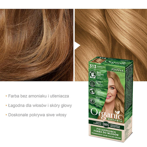 Joanna Organic Vegan Hair Dye No. 313 Carmel 1 Piece