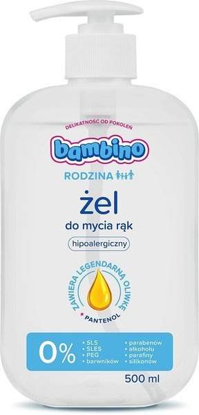 BAMBINO FAMILY Hand wash gel, 500ml