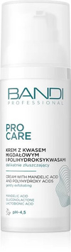 Bandi Professional Pro Care Cream with Mandelic Acid and Polyhydroxyacids Gently Exfoliating 50ml