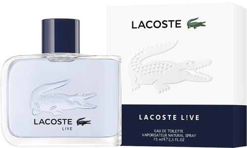 Lacoste Live Woda Toaletowa dla Mężczyzn Spray 75ml 