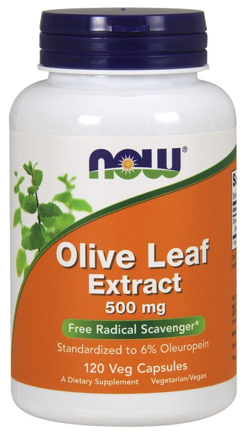 Now Foods Olive Leaf Extract 500mg Supports Cardiovascular System 120 Vcapsules
