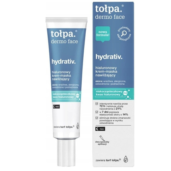 Tołpa Hydrativ Nawilżający krem-maska na noc 40ml