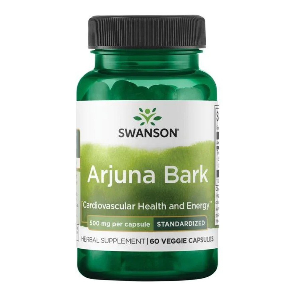 Swanson Arjuna Bark 500mg Wspomaga Układ Krążęnia 60 Kapsułek