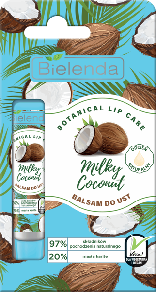 Bielenda Botanical Lip Care Lip Balm Milky Coconut 10g