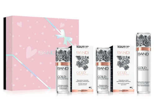 Bandi Zestaw Gold Philosophy Krem do Twarzy Booster i Krem pod Oczy 50x30x30ml