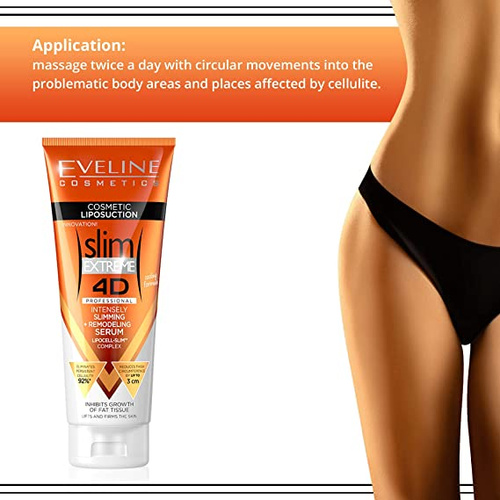 Eveline 4D Slim Extreme Serum Intensively Remodeling Liposuction 250ml
