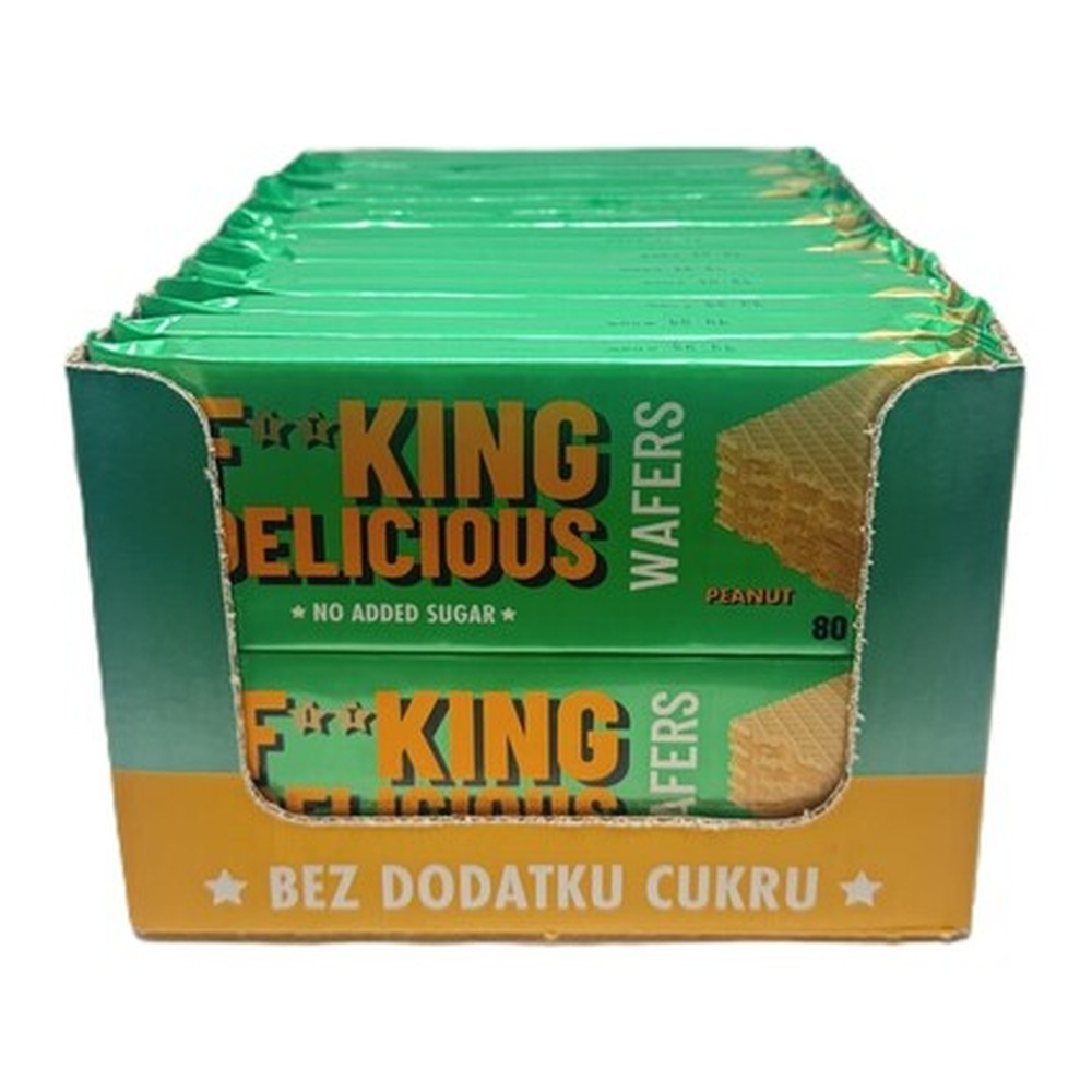 Allnutrition Fitking Delicious Wafers Wafer with Nut Cream 32x80g