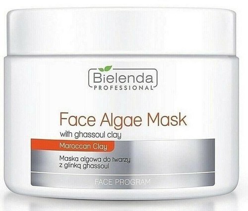 Bielenda Professional Algowa Maska do Twarzy z Glinką Ghassoul do Cery Mieszanej 190g