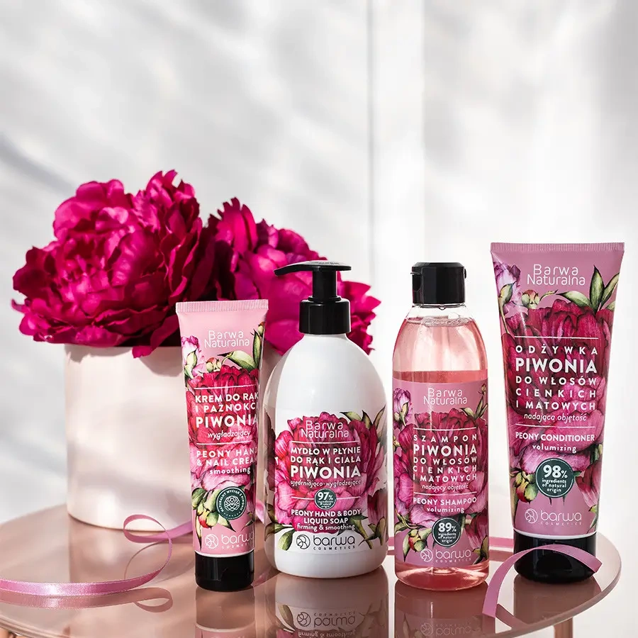 Barwa Natural Peony Volume Increasing Shampoo for Thin and Matte Hair 300ml