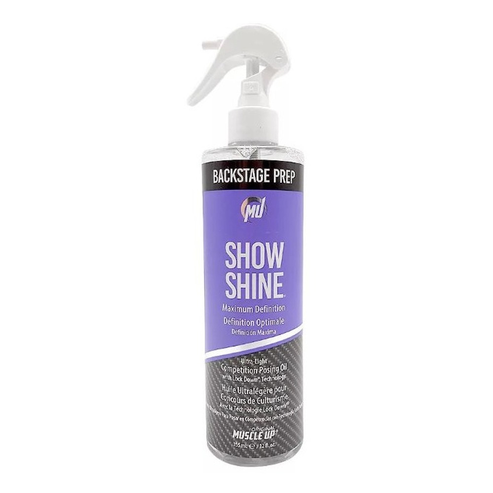 Show Shine, Maximum Definition Ultra Light Competition Posing Oil Spray - 355 ml.