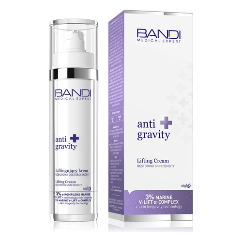 Bandi Medical Expert Anti Gravity liftingujący krem na noc odbudowujący gęstość skóry 50ml