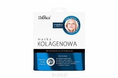 Data wazności 07.2021 L'BIOTICA MASKA Kolagenowa W Postaci Nasączonej Tkaniny 23ml