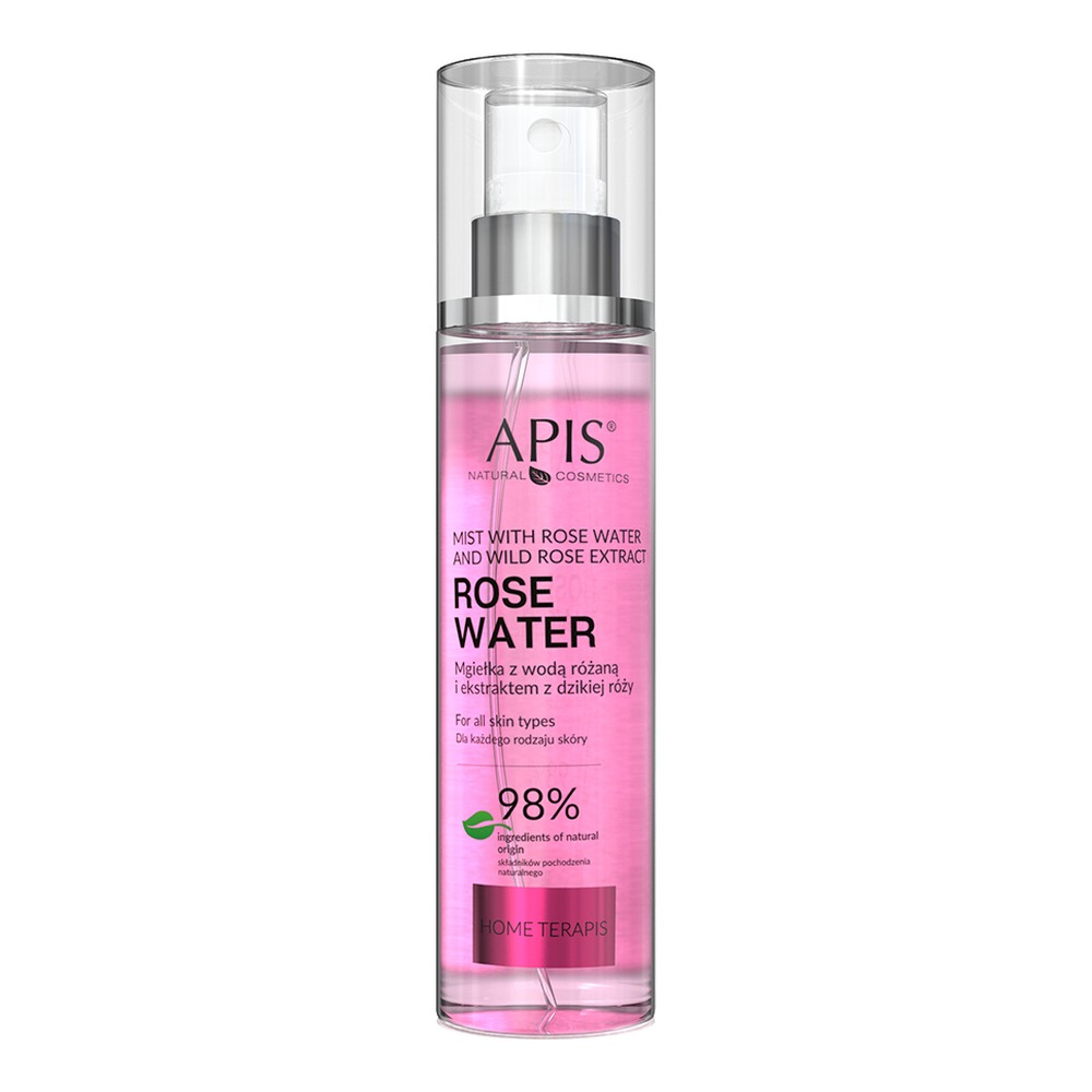 Apis Home terApis Mgiełka z Wodą Różaną dla Skóry Suchej Mieszanej i Tłustej 150ml