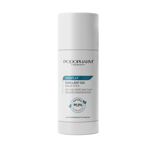Podopharm Skinflex® Emollient Balm Stick SOS for Feet Hands Body and Face Dry Skin 50g