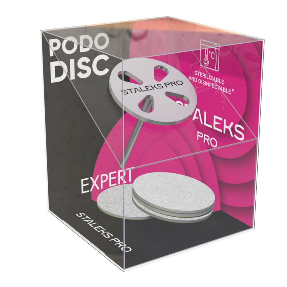 Staleks Pro Dysk do Pedicure PODODISC XS EXPERT Zestaw Pilników Jednorazowych 180 grit 5 Sztuk (10 mm)
