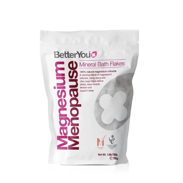 BetterYou Magnezowe Płatki do Kąpieli na Objawy Menopauzy 750g