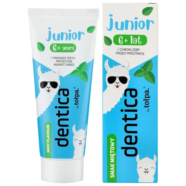Tolpa Dentica Junior Pasta do zębów 6+ Ochrona Szkliwa 50ml