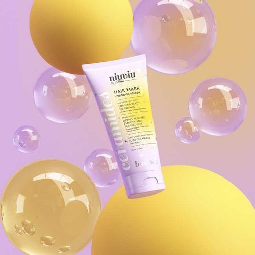 Niuviu Bounce Maska do Włosów Kręconych Fale Loki 200ml