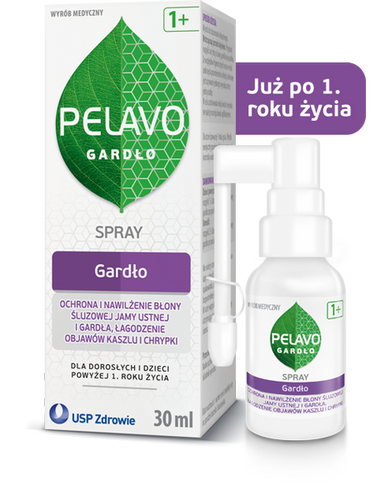 Pelavo Throat Spray Moisturizing Mucous Membranes Soothing Dryness Feeling and Throat Pain 30ml