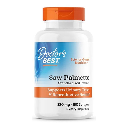 Doctor's Best Saw Palmetto Standardized Extract, 320mg Softgels 180 softgels
