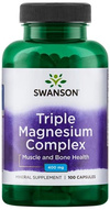 Swanson Triple Magnesium Complex 400mg 100 Capsules