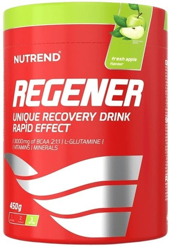 Nutrend Regener Fresh Apple Odżywka na Regenerację po Treningu Wytrzymałościowym 450g