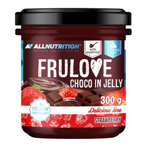 Allnutrition Frulove Choco In Jelly Strawberry Low Sugar Fruit Spread 300g