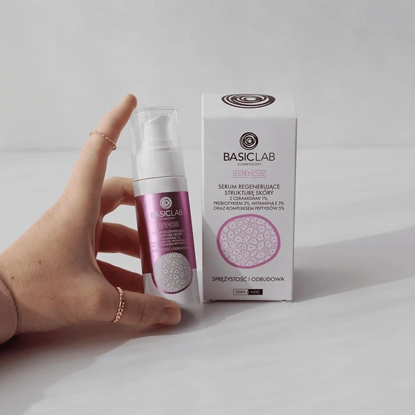 BasicLab Regenerujące Serum z Ceramidami i Kompleksem Peptydowym 50ml