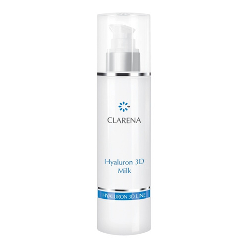 Clarena Hyaluron 3D Line Ultra-Moisturizing Make-up Removal Milk with 3 Types of Hyaluronic acid for Dry and Dehydrated Skin 200ml