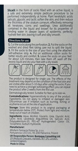 SILCATIL Exfoliating Socks 1 Pair