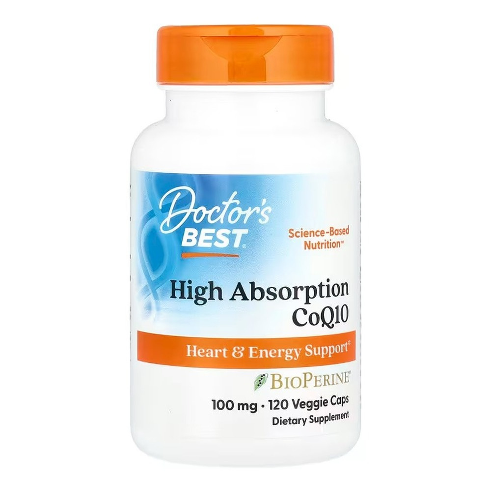 Doctor's Best High Absorption CoQ10 with BioPerine, 100mg Kapsułki 120 kapsułek