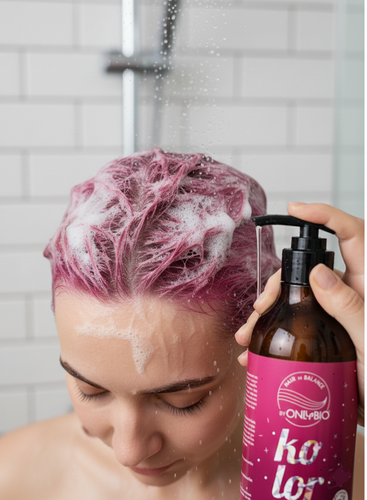 OnlyBio Hair in Balance Kolor Szampon Przyspieszający Wypłukiwanie Koloru 400ml