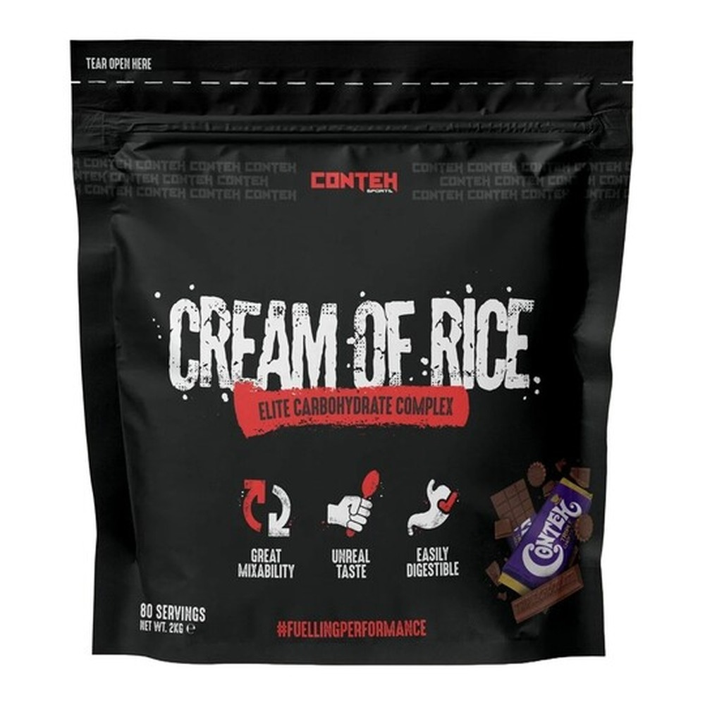 Conteh Sports Cream of Rice Triple Chocolate Elite Carbohydrate Complex for Athletes 2000g
